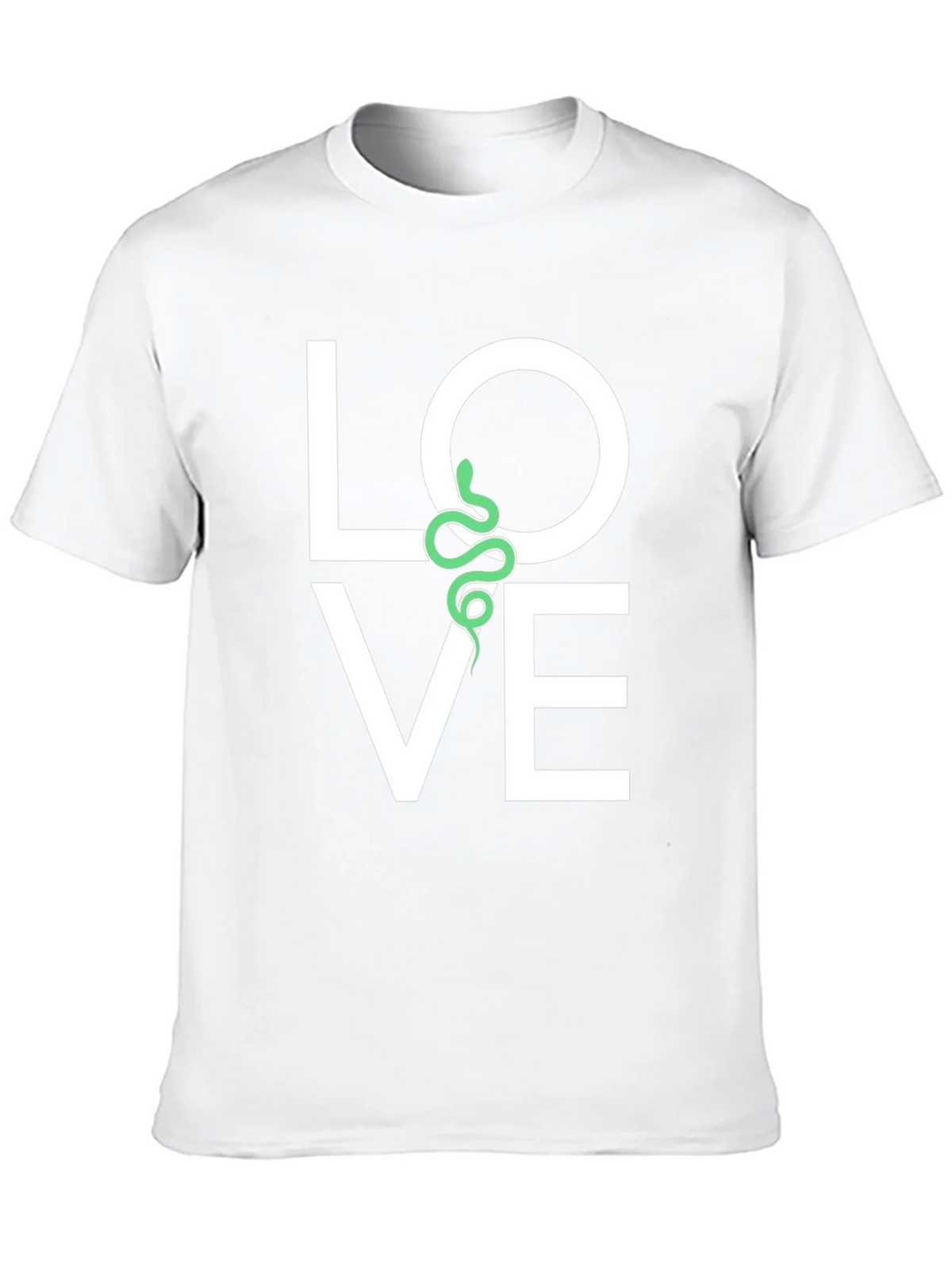 Love Snake Graphic Tee - Black Cotton T-Shirt product image 9