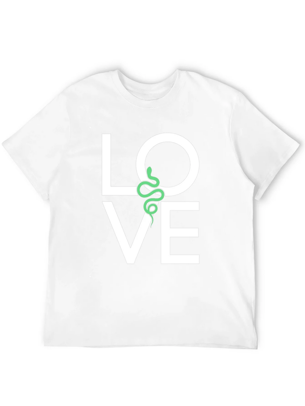 Love Snake Graphic Tee - Black Cotton T-Shirt product image 11