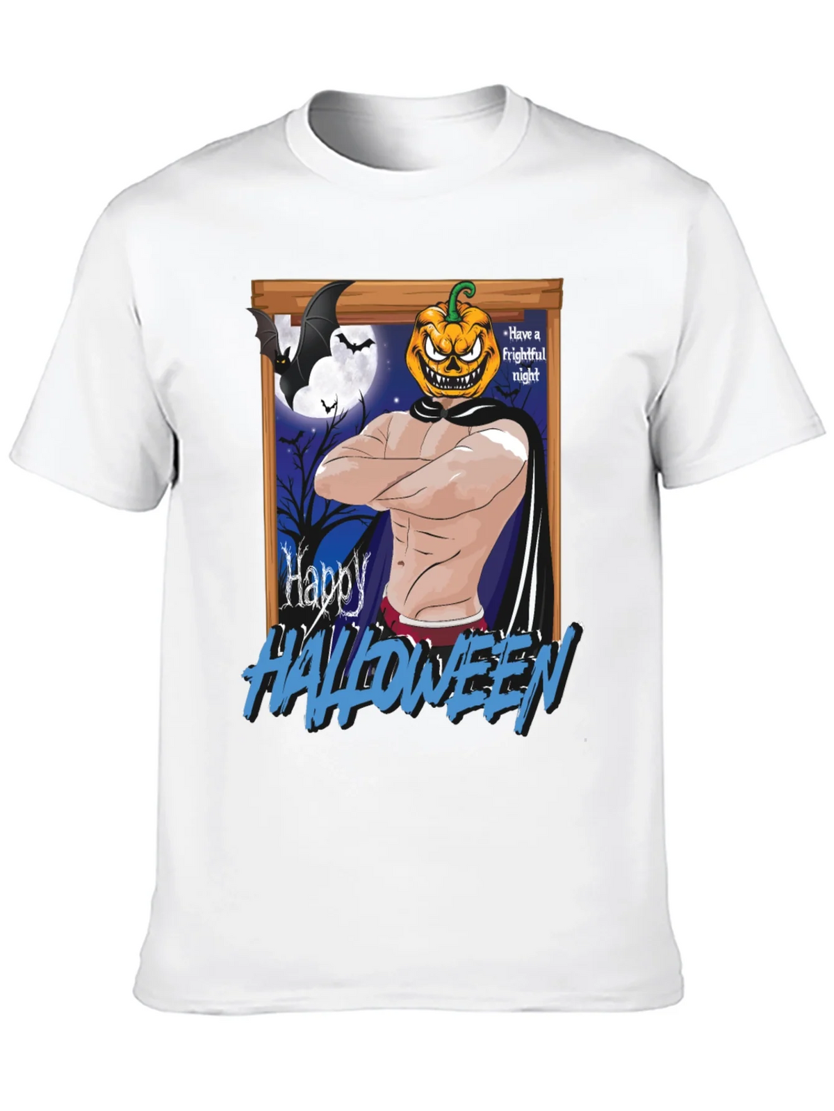 Happy Halloween Pumpkin Man T-Shirt product image 9