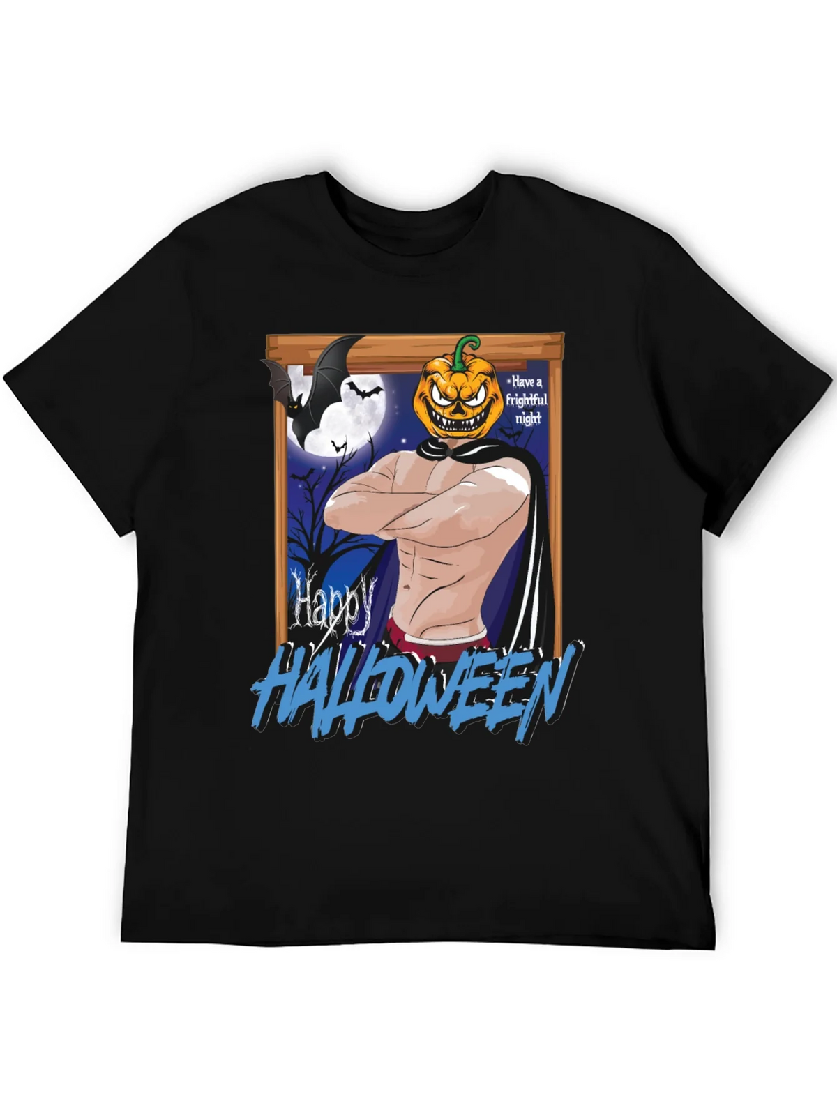 Happy Halloween Pumpkin Man T-Shirt product image 5