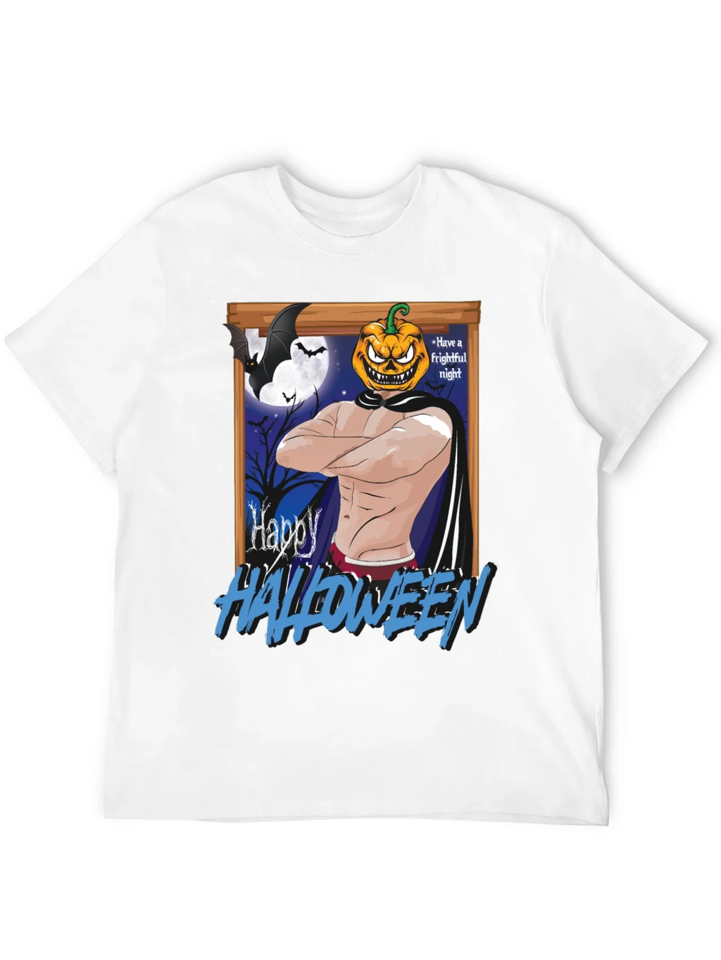 Happy Halloween Pumpkin Man T-Shirt product image 11