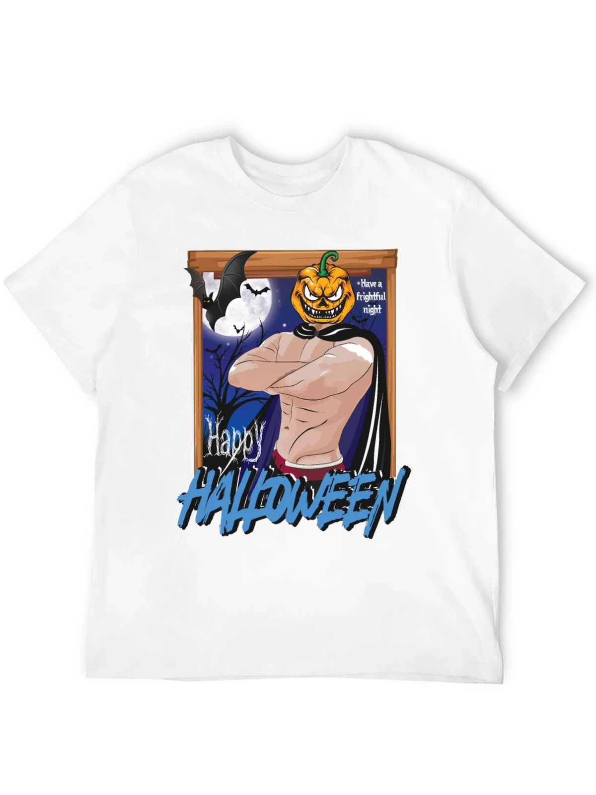 Happy Halloween Pumpkin Man T-Shirt product image 11