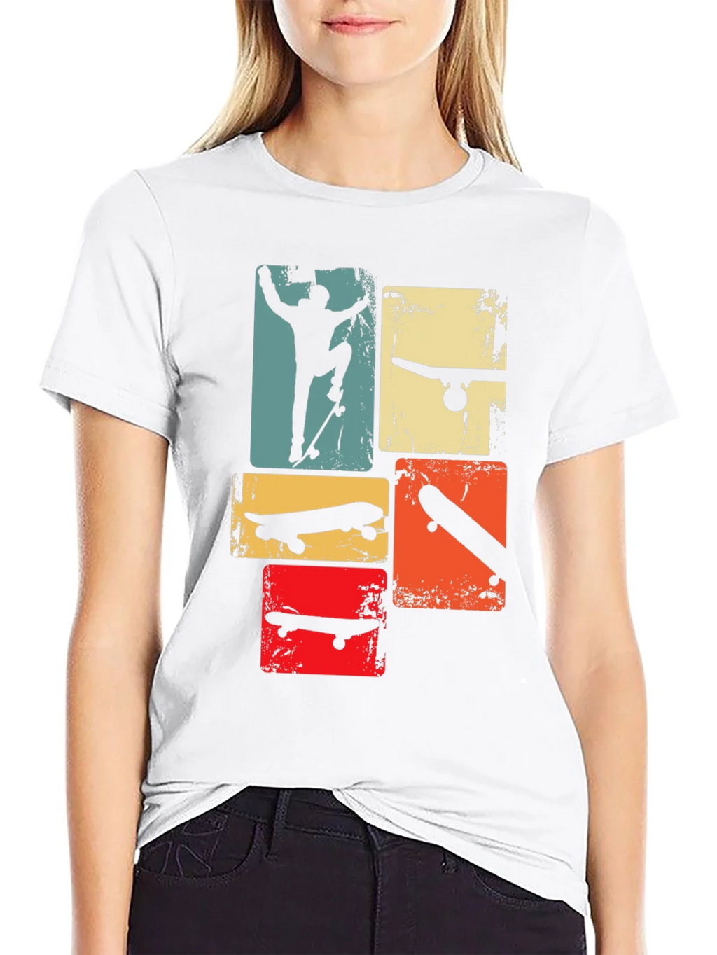 Retro Skateboard Graphic Tee product image 4