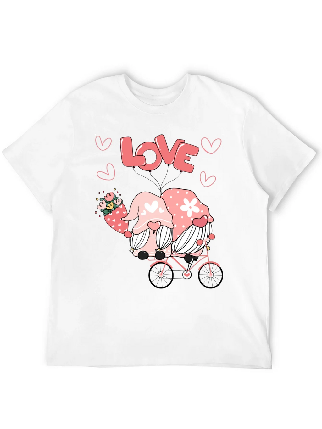 Love Gnomes on Bike Graphic Tee product image 9
