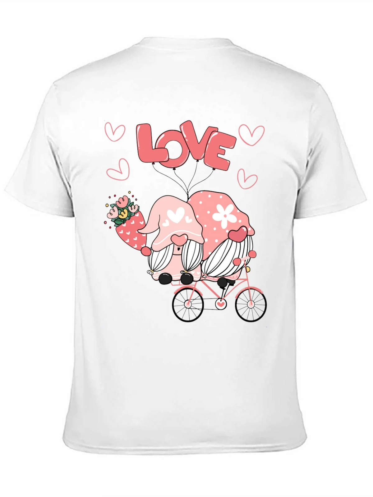 Love Gnomes on Bike Graphic Tee product image 8