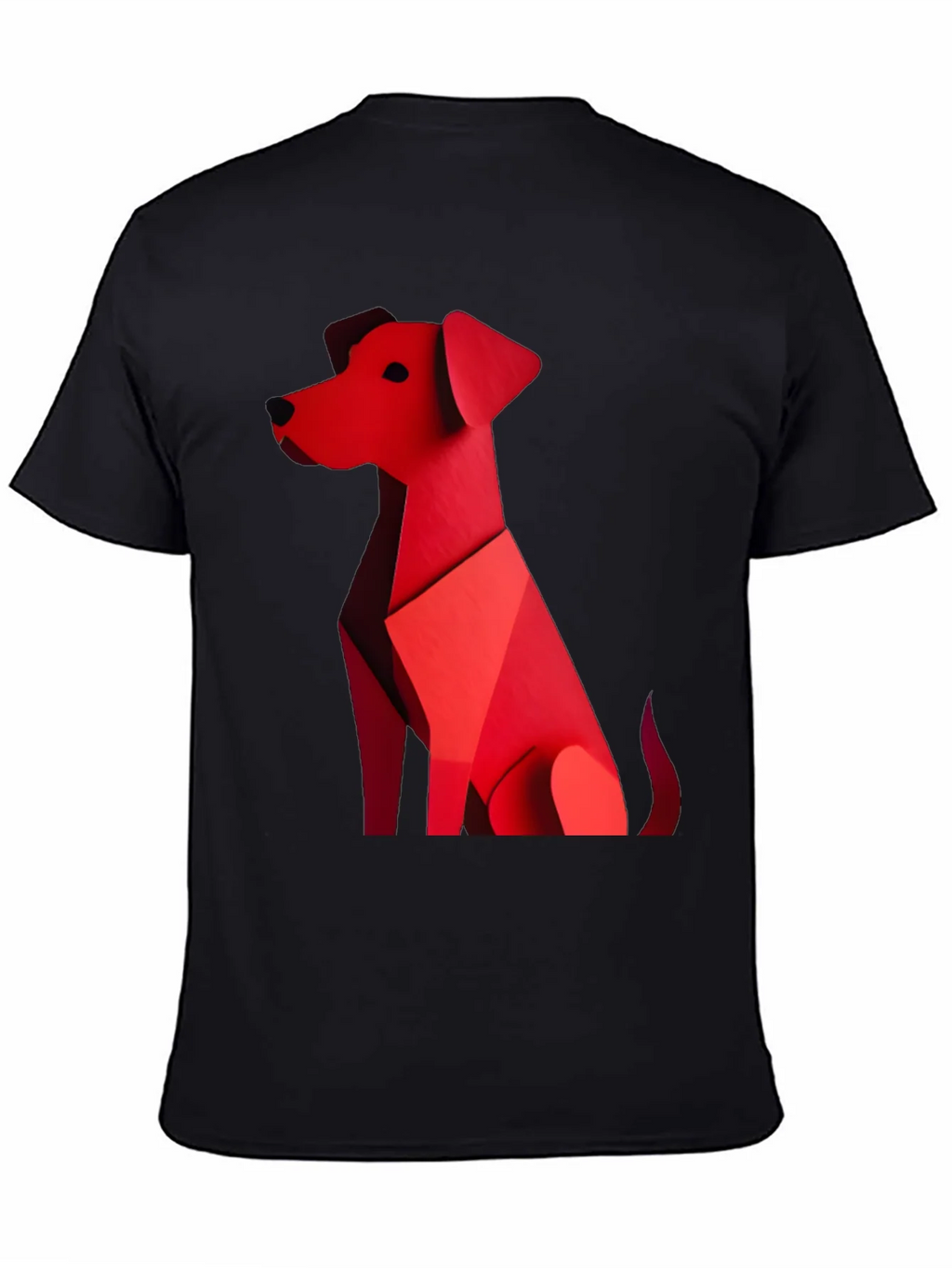 Geometric Dog Graphic Tee - Stylish Casual Wear product image 4