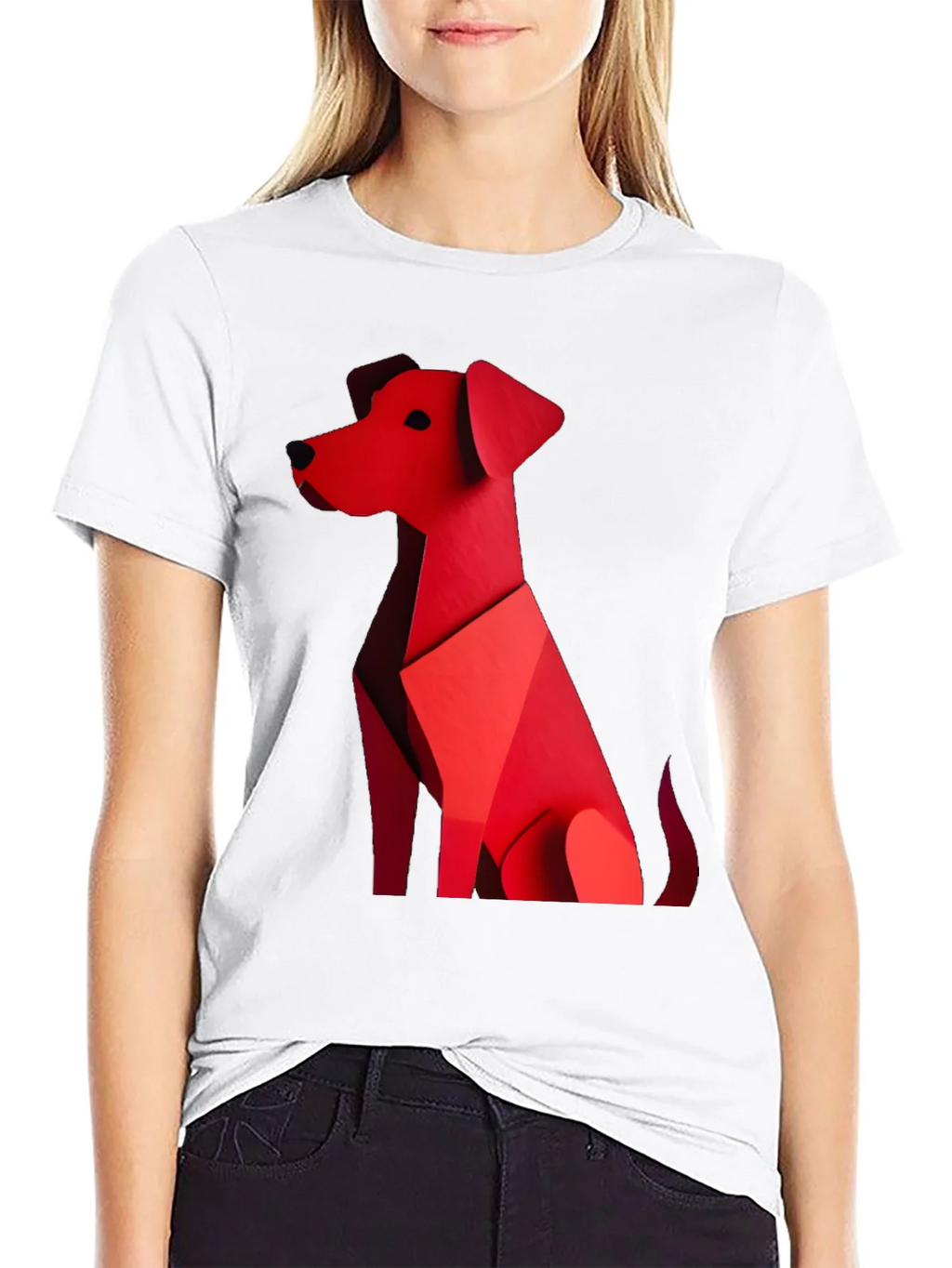 Geometric Dog Graphic Tee - Stylish Casual Wear product image 8