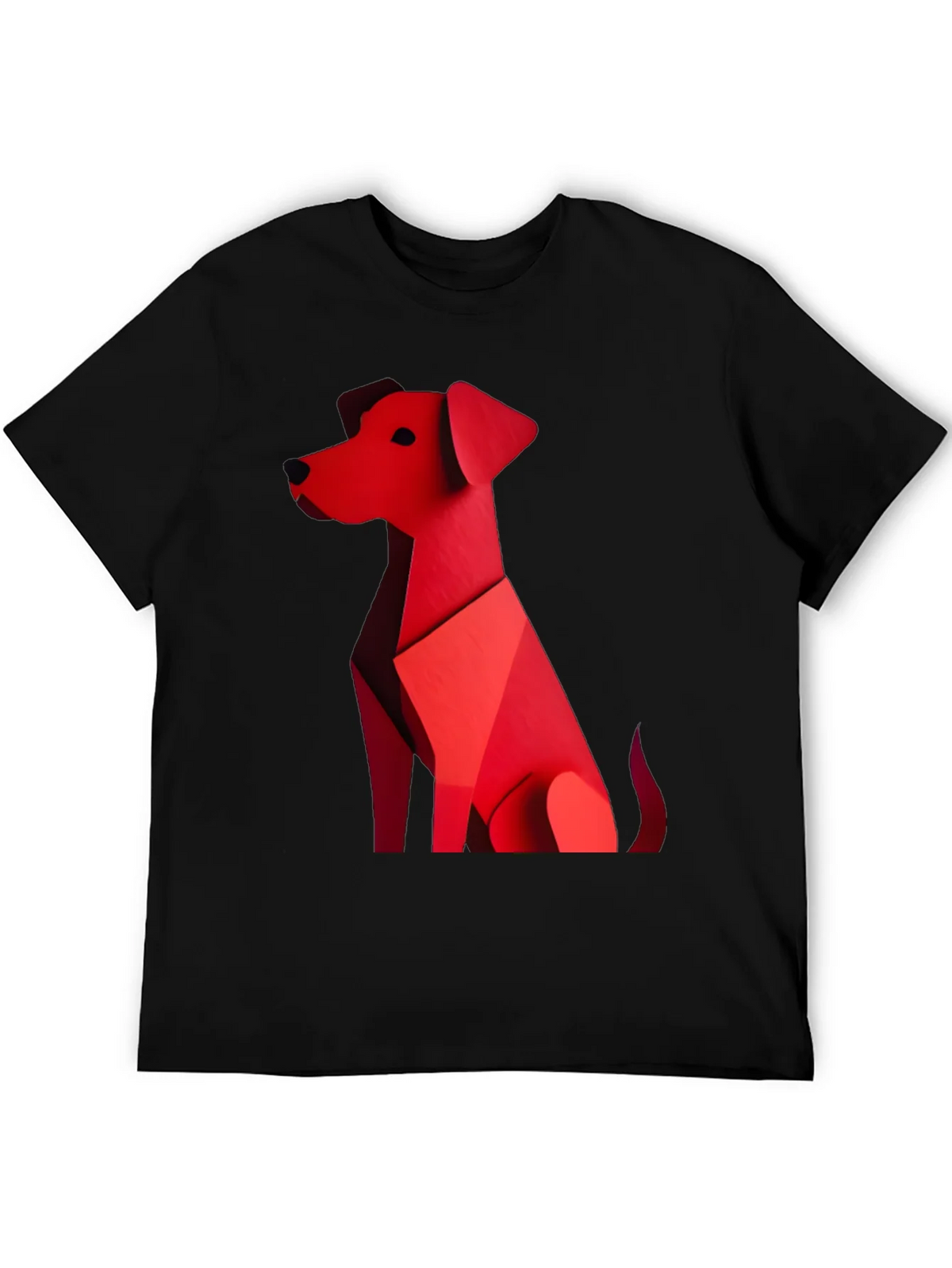 Geometric Dog Graphic Tee - Stylish Casual Wear product image 5