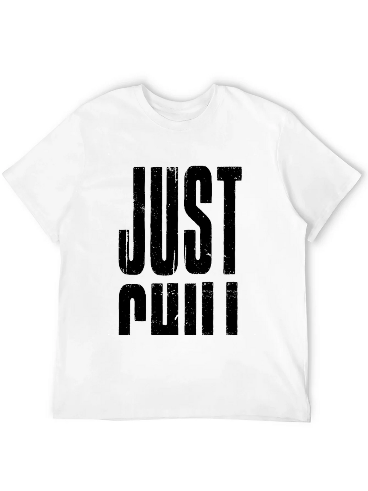 Just Chill Black Graphic Tee - Relaxed Fit product image 10
