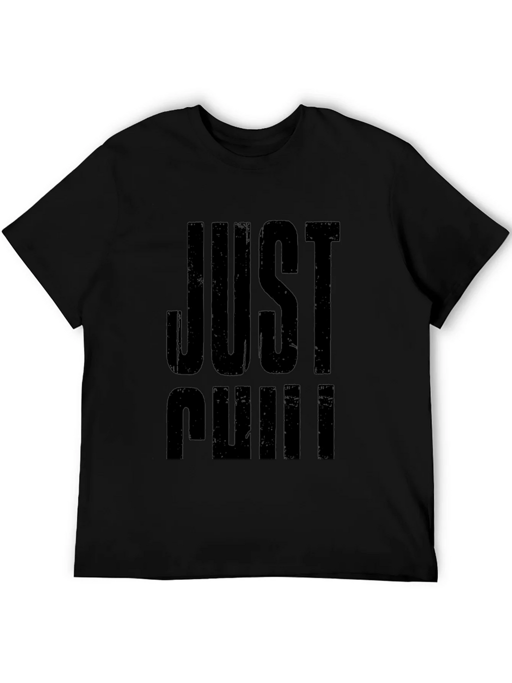 Just Chill Black Graphic Tee - Relaxed Fit product image 4