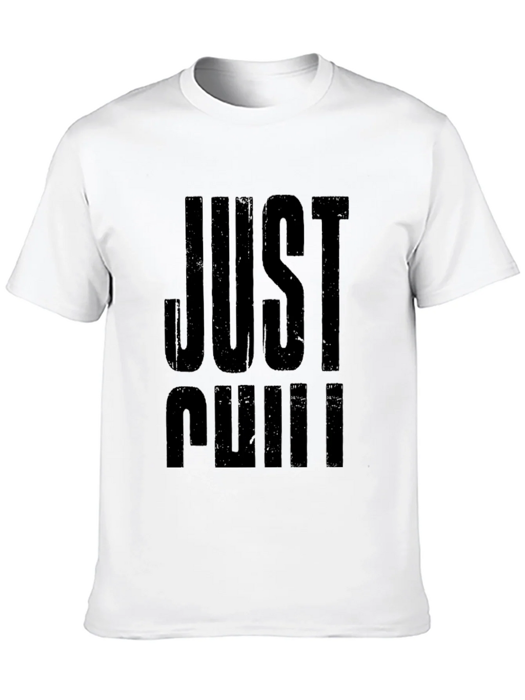 Just Chill Black Graphic Tee - Relaxed Fit product image 8