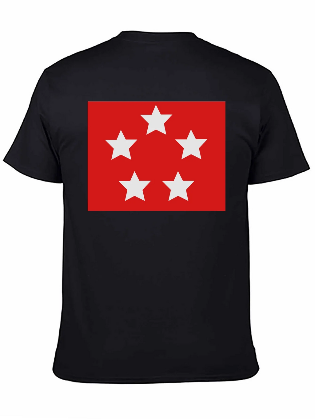 Red Five Star T-Shirt - Soft Cotton Blend Casual Wear product image 4