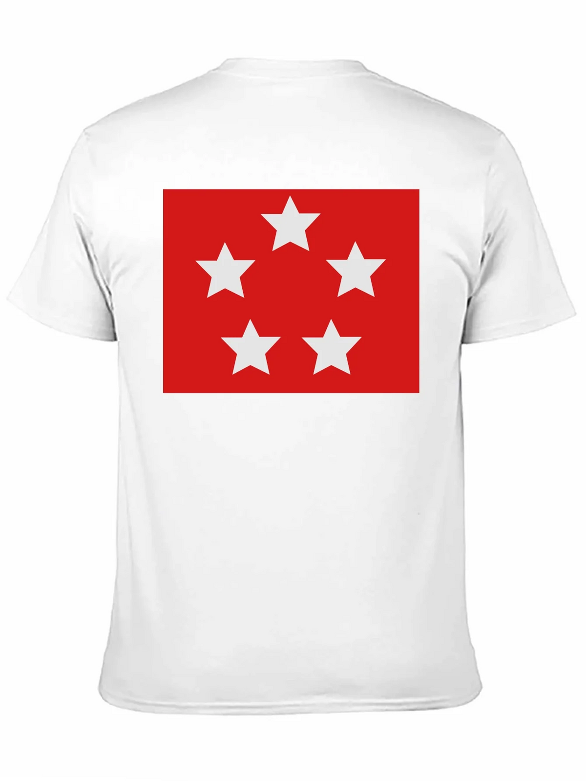 Red Five Star T-Shirt - Soft Cotton Blend Casual Wear product image 10