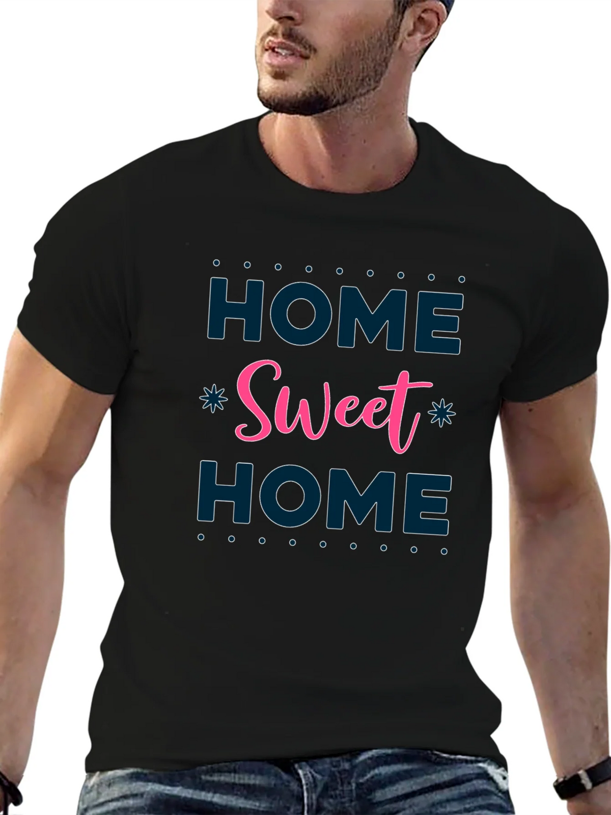 Home Sweet Home Graphic T-Shirt - Soft Cotton Blend