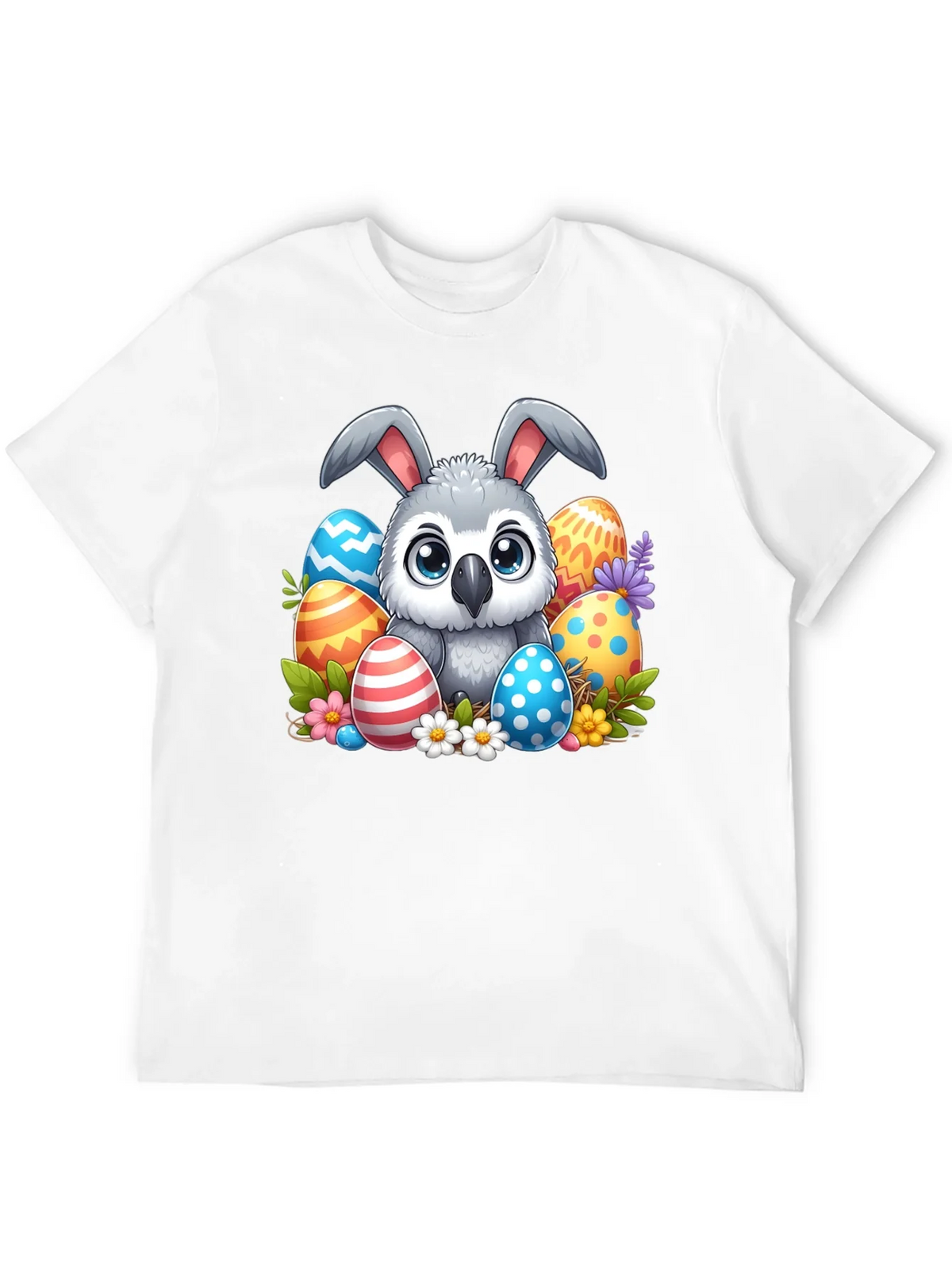 Cute Easter Owl Bunny T-Shirt product image 11