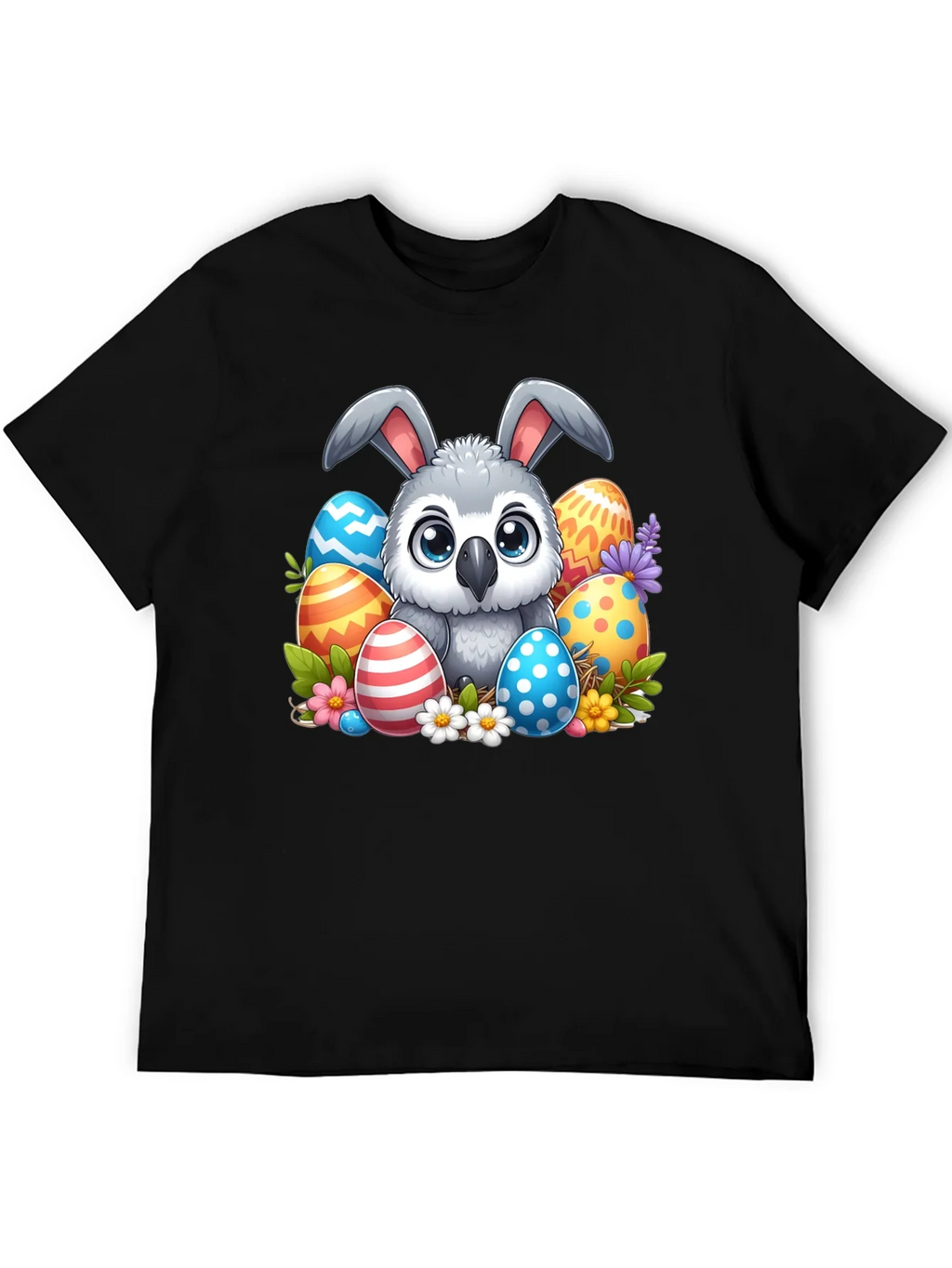 Cute Easter Owl Bunny T-Shirt product image 5