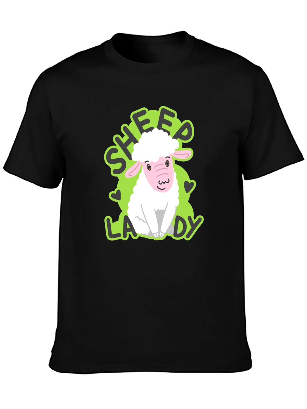 Sheep Lady T-Shirt - Cute Animal Lover Tee product image 3