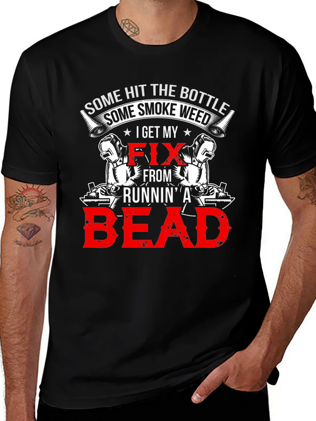Welders Runnin A Bead Graphic T-Shirt product image 1