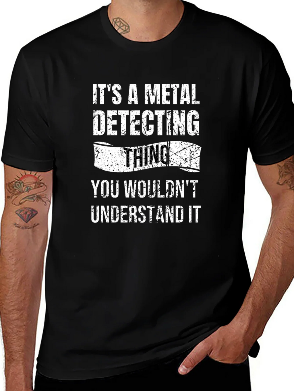 Metal Detecting Thing T-Shirt Funny Detectorist Gift product image 1