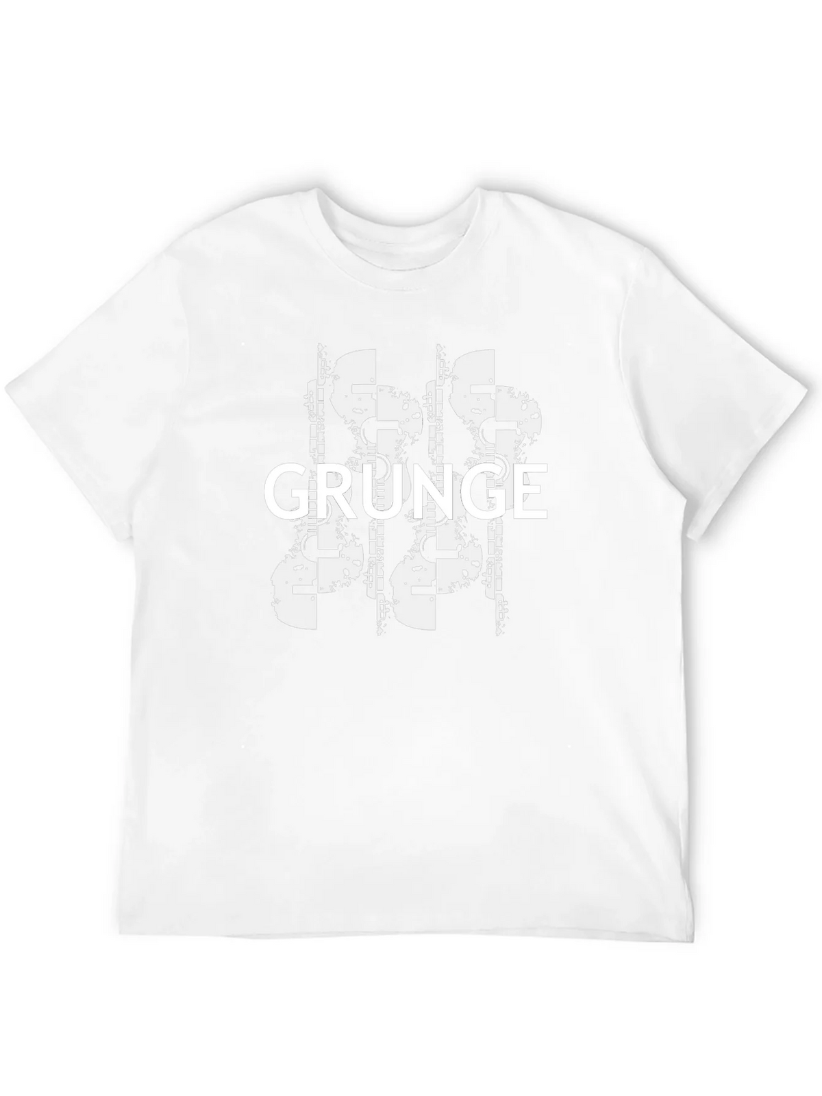 Grunge Graphic Print Black T-Shirt product image 11