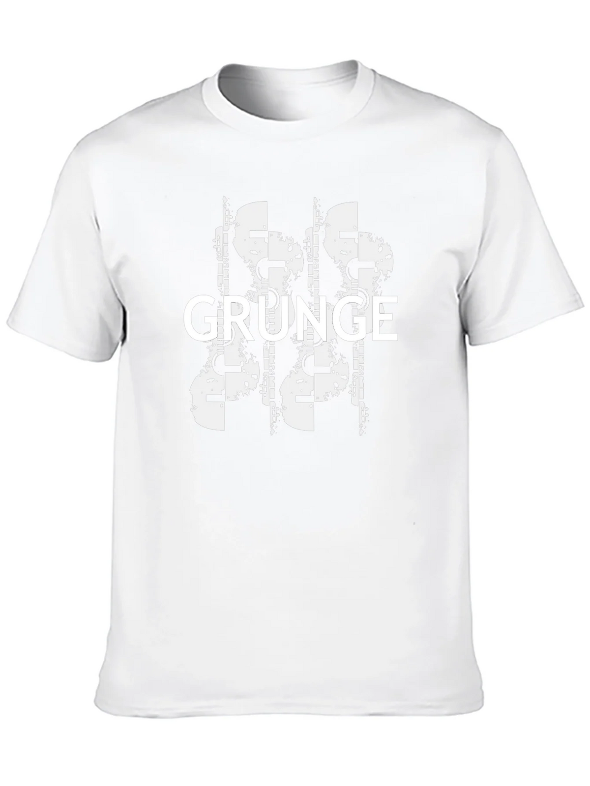 Grunge Graphic Print Black T-Shirt product image 9