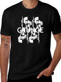 Grunge Graphic Print Black T-Shirt product image 1