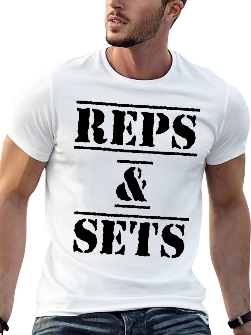Reps & Sets Black Graphic T-Shirt product image 12