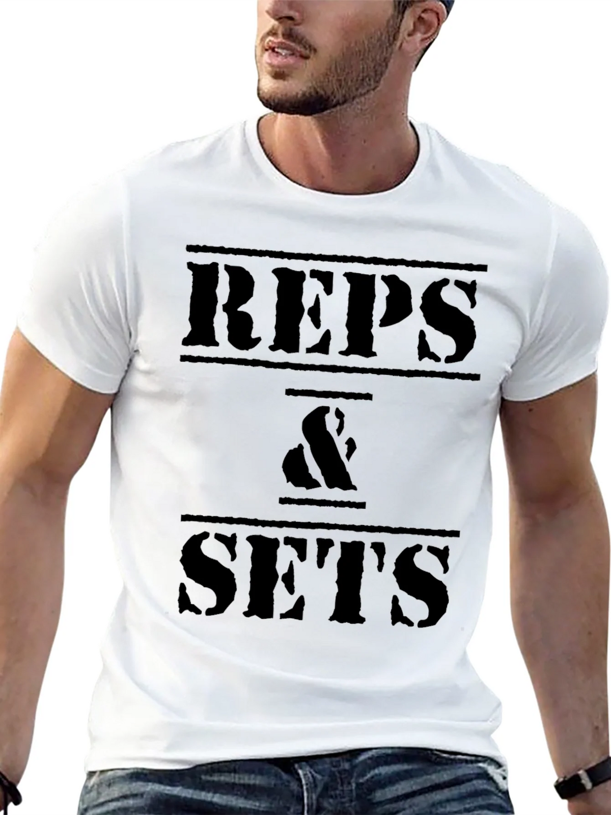 Reps & Sets Black Graphic T-Shirt product image 12