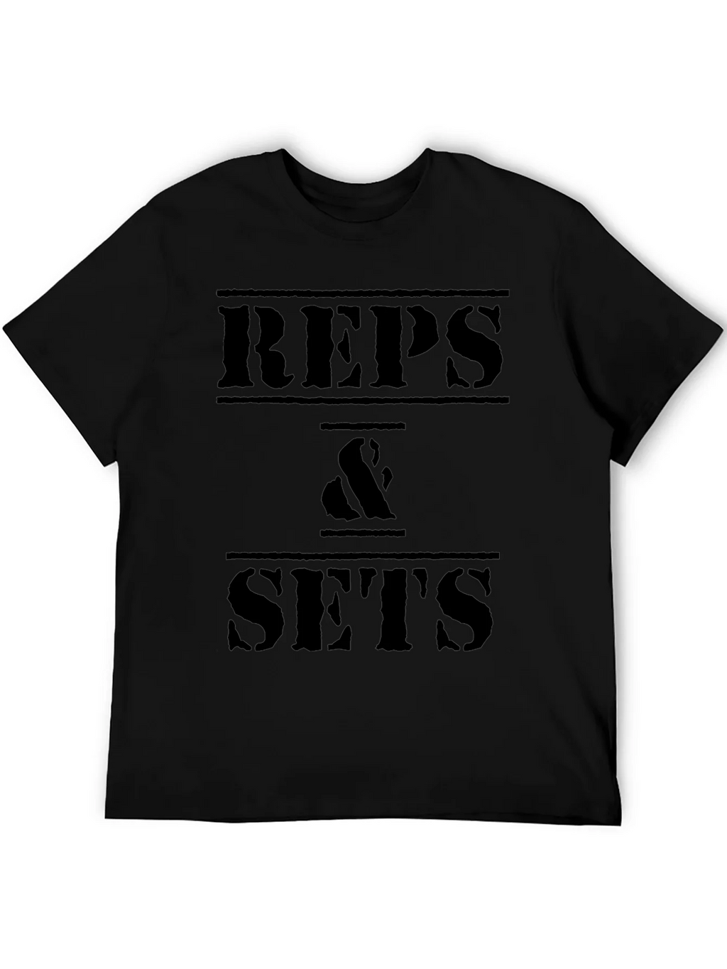 Reps & Sets Black Graphic T-Shirt product image 5
