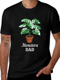 Monstera Dad Graphic T-Shirt product image 1