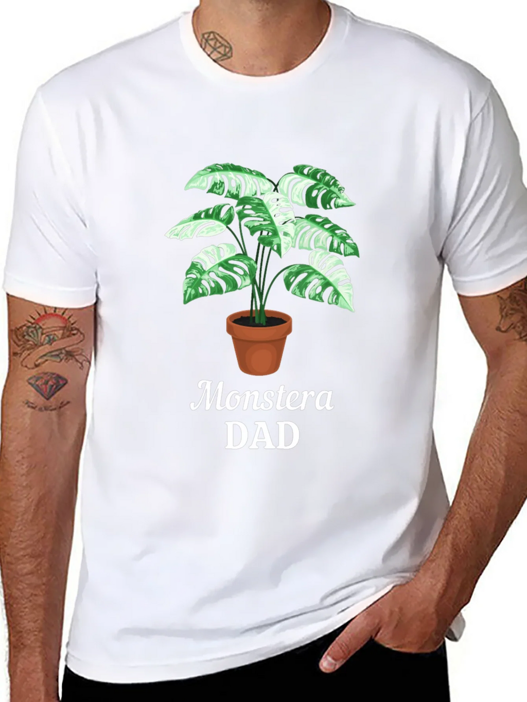 Monstera Dad Graphic T-Shirt product image 7