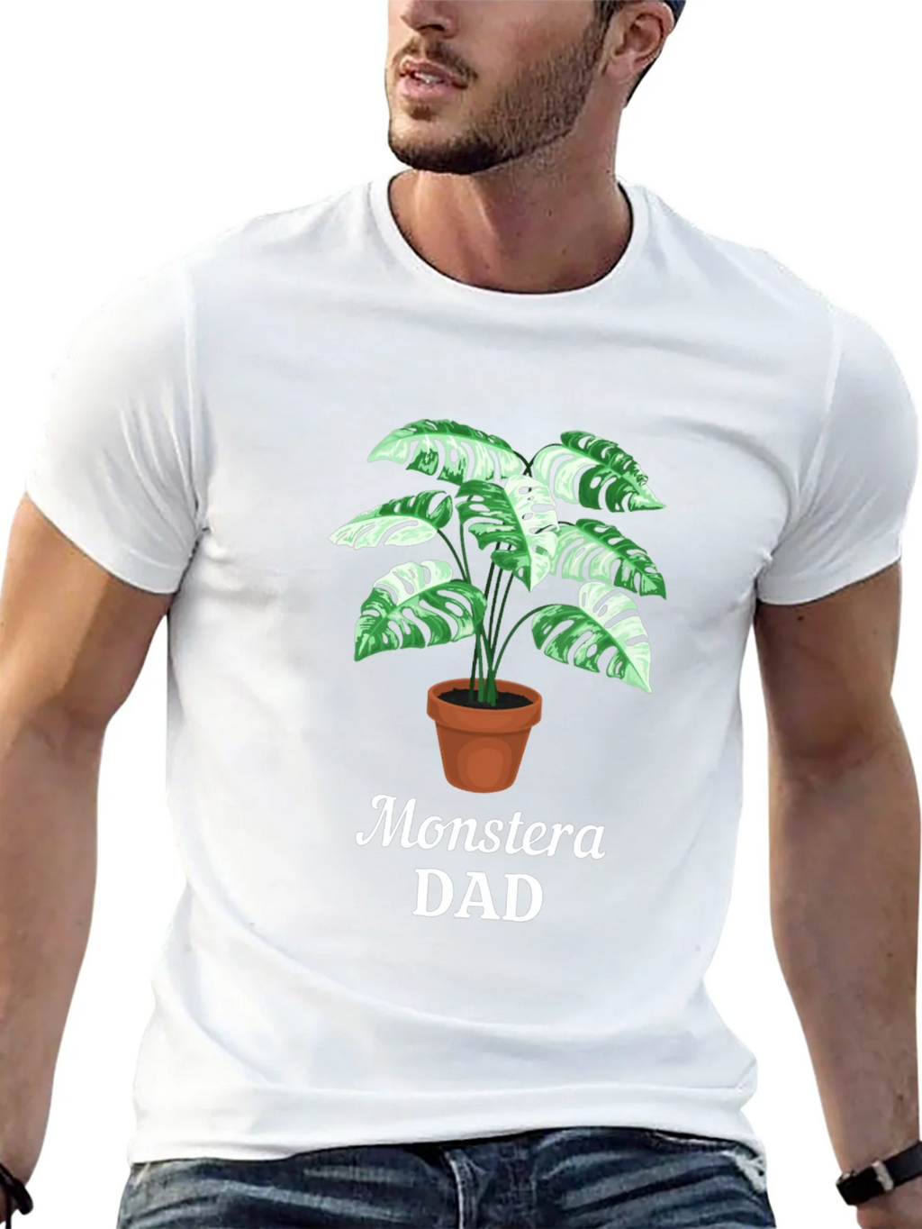 Monstera Dad Graphic T-Shirt product image 12