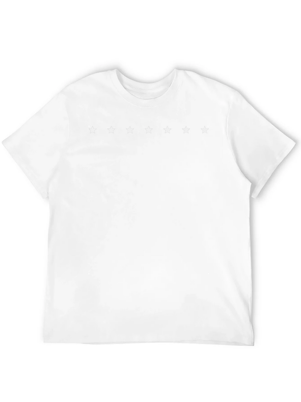 Mens Black Crewneck T-Shirt with Star Design product image 11