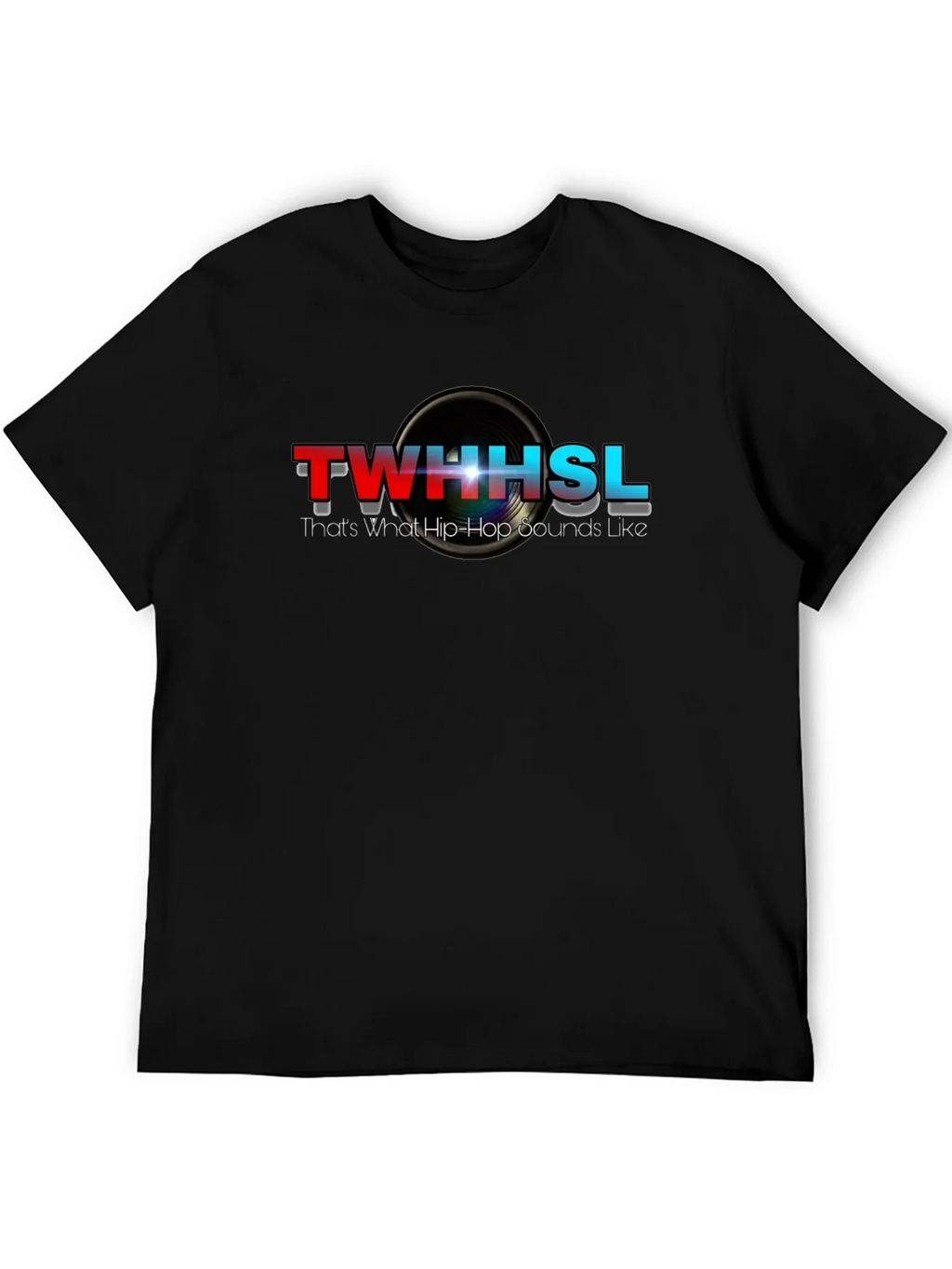 TWHHSL Hip-Hop Sounds Black Graphic Tee product image 5