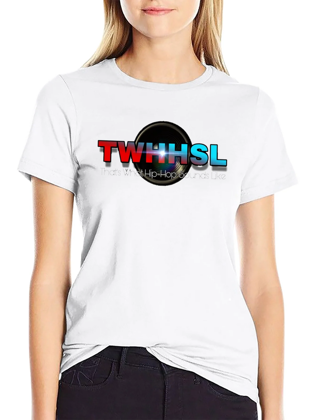 TWHHSL Hip-Hop Sounds Black Graphic Tee product image 8