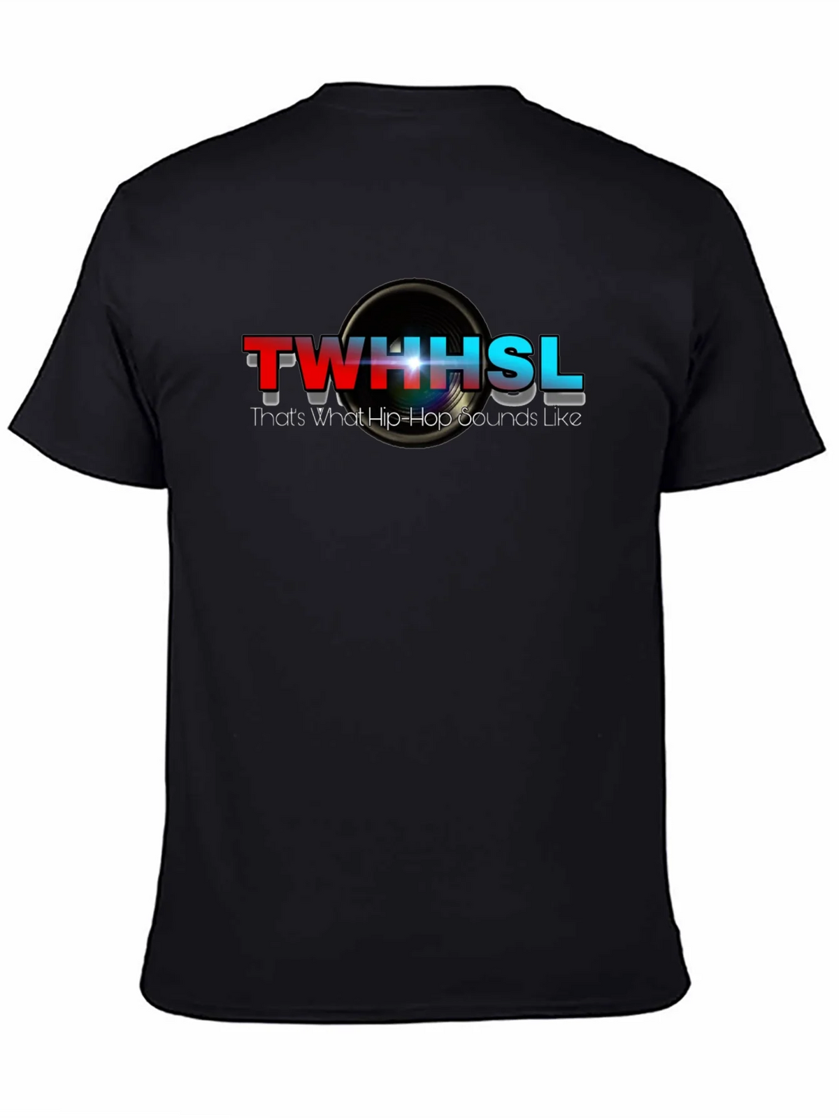 TWHHSL Hip-Hop Sounds Black Graphic Tee product image 4