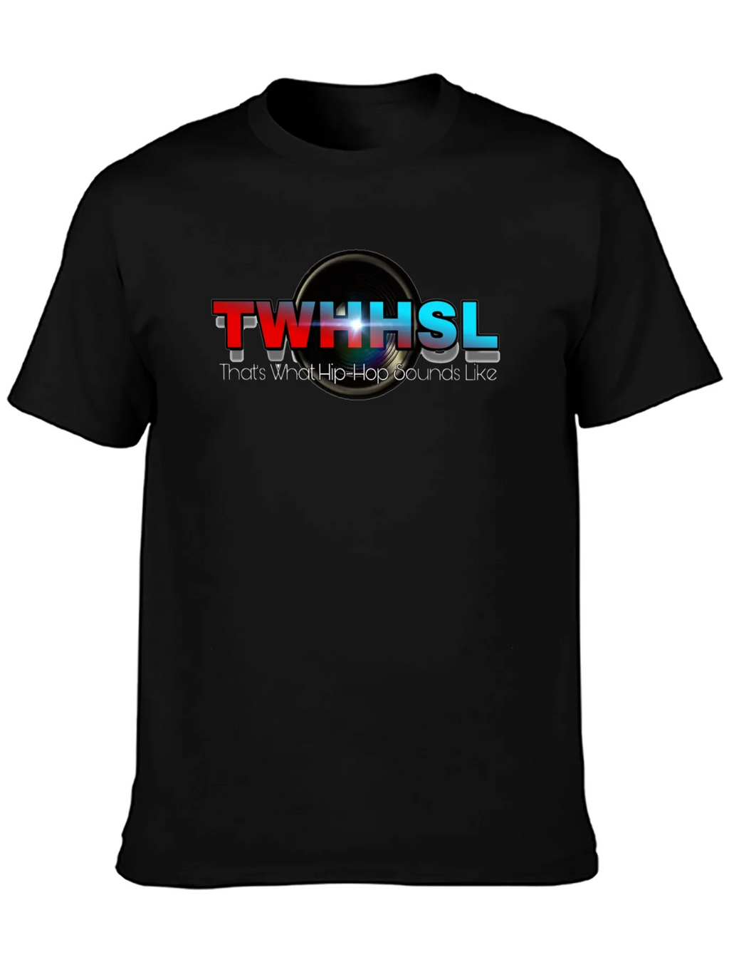 TWHHSL Hip-Hop Sounds Black Graphic Tee product image 3