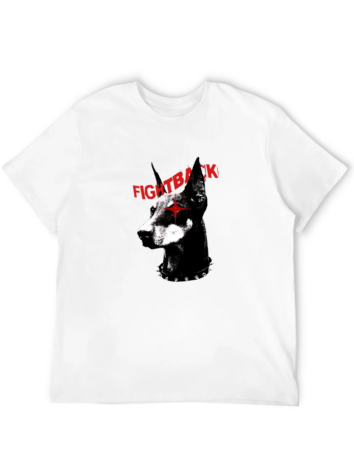 Fight Back Doberman Graphic Tee - Edgy Dog Lover Shirt product image 5