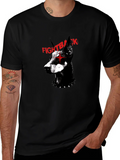Fight Back Doberman Graphic Tee - Edgy Dog Lover Shirt product image 1