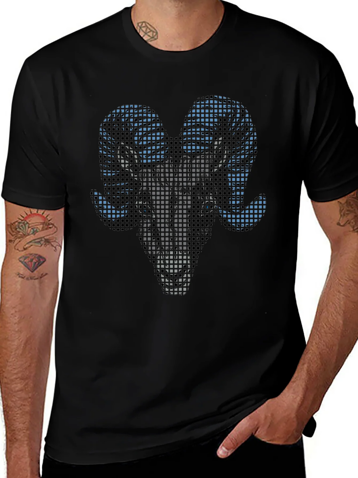 Ram Graphic Tee - Mens Black Casual Short Sleeve Shirt product image 1
