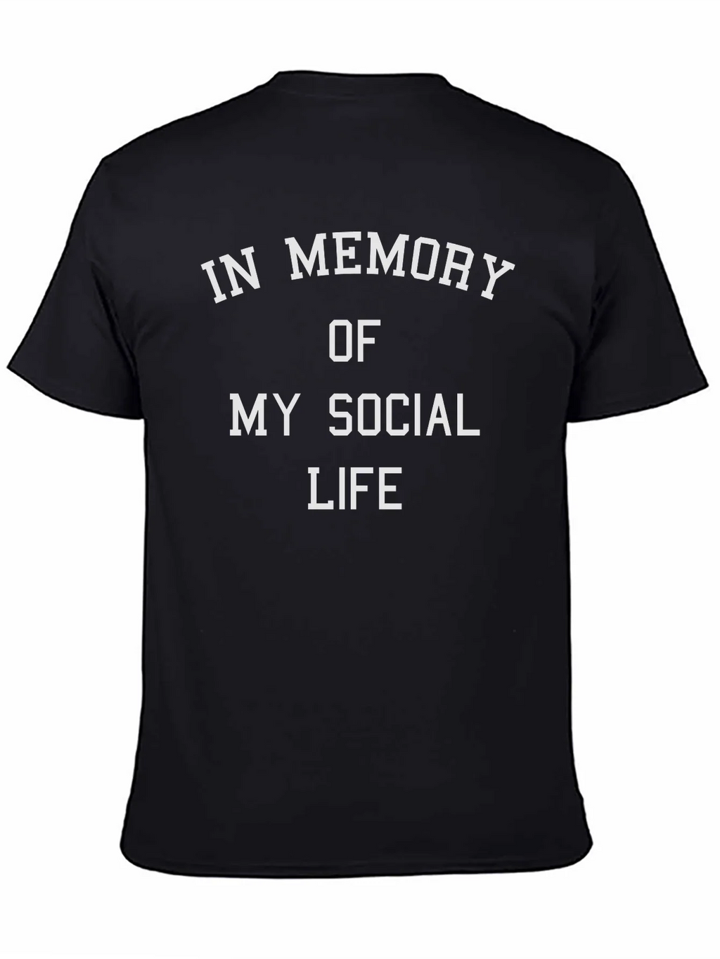 In Memory Of My Social Life Graphic Tee product image 3