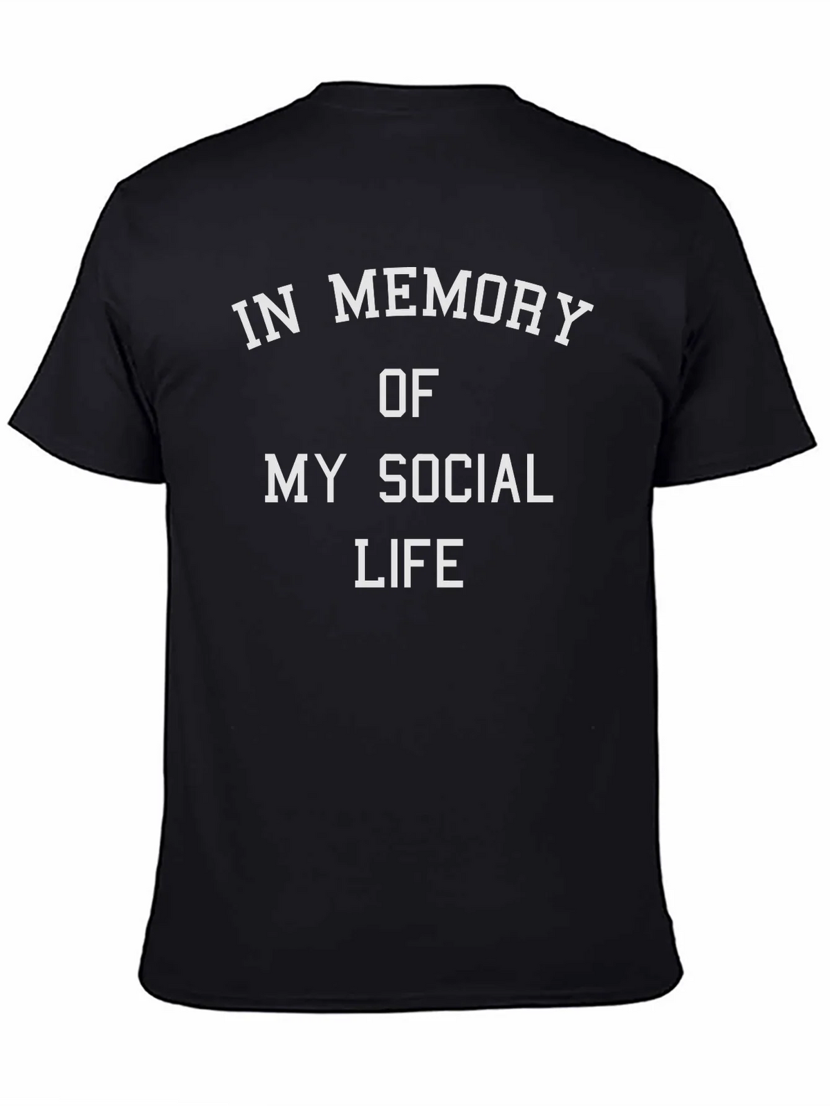 In Memory Of My Social Life Graphic Tee product image 3