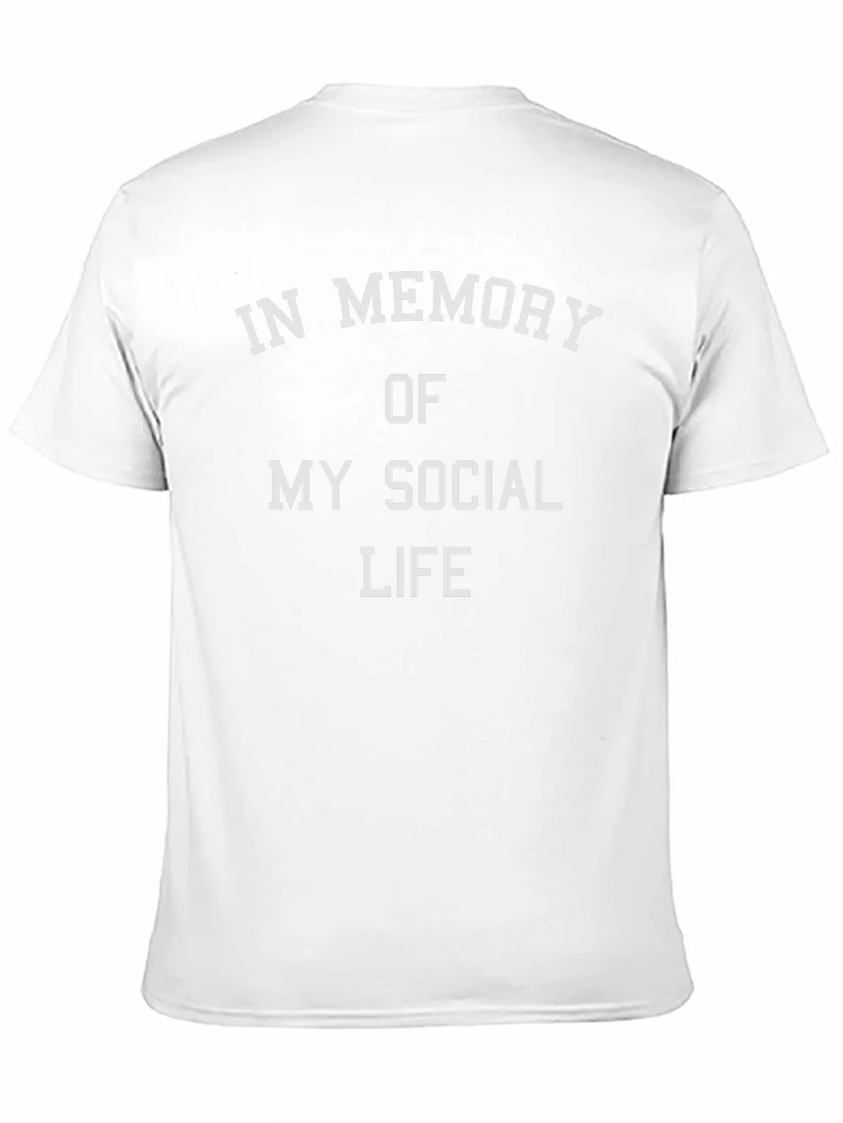 In Memory Of My Social Life Graphic Tee product image 8
