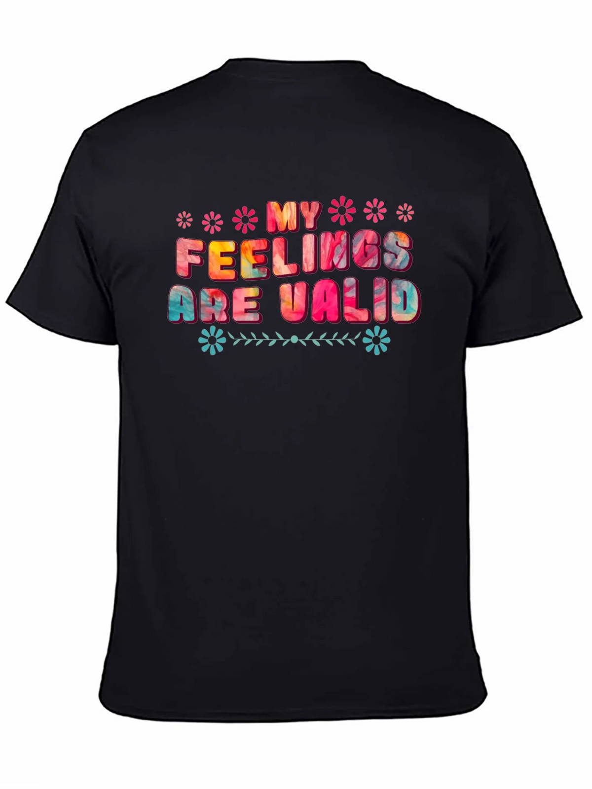 My Feelings Are Valid Graphic Tee - Black product image 4