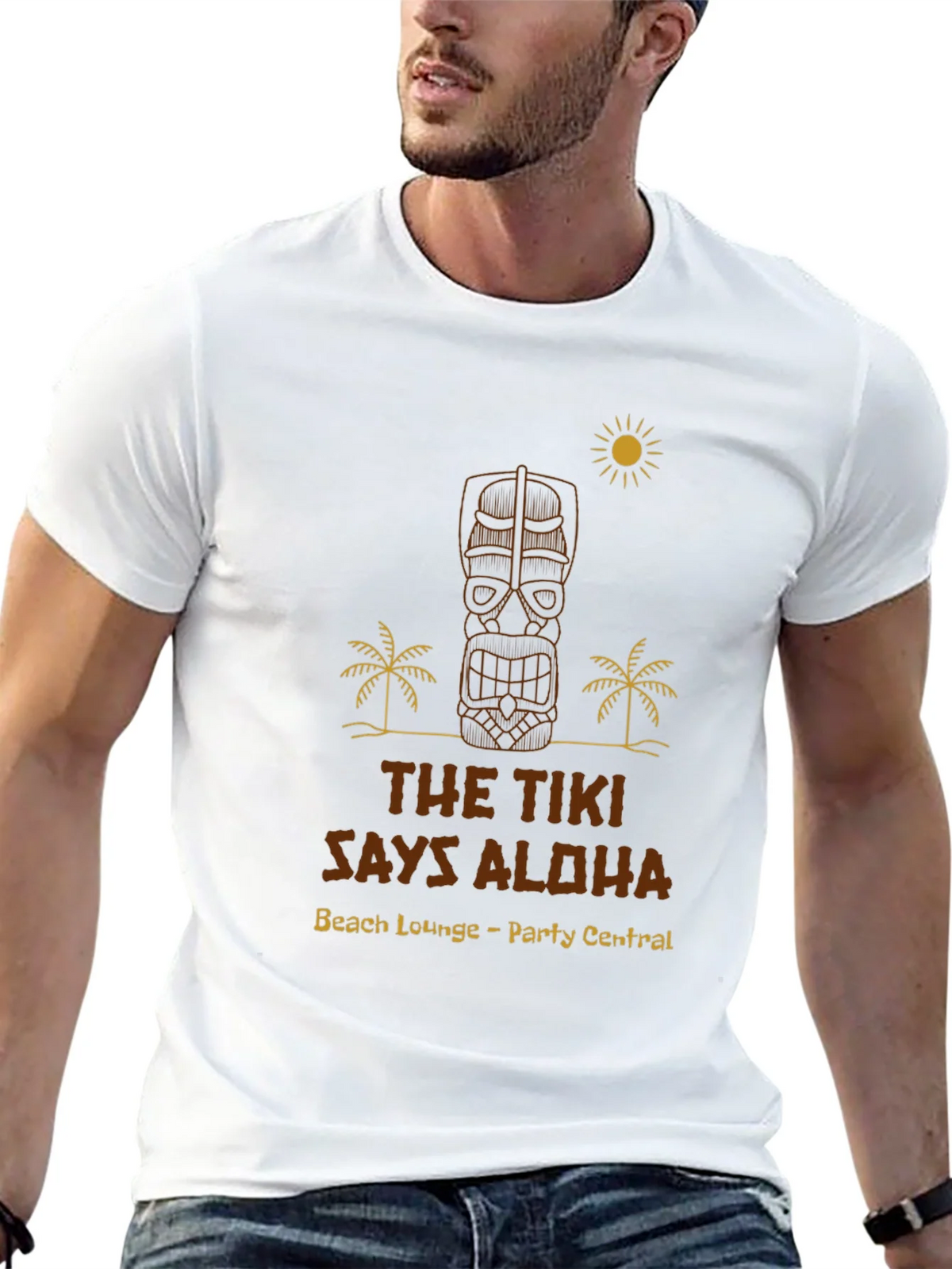 The Tiki Says Aloha Graphic T-Shirt product image 12