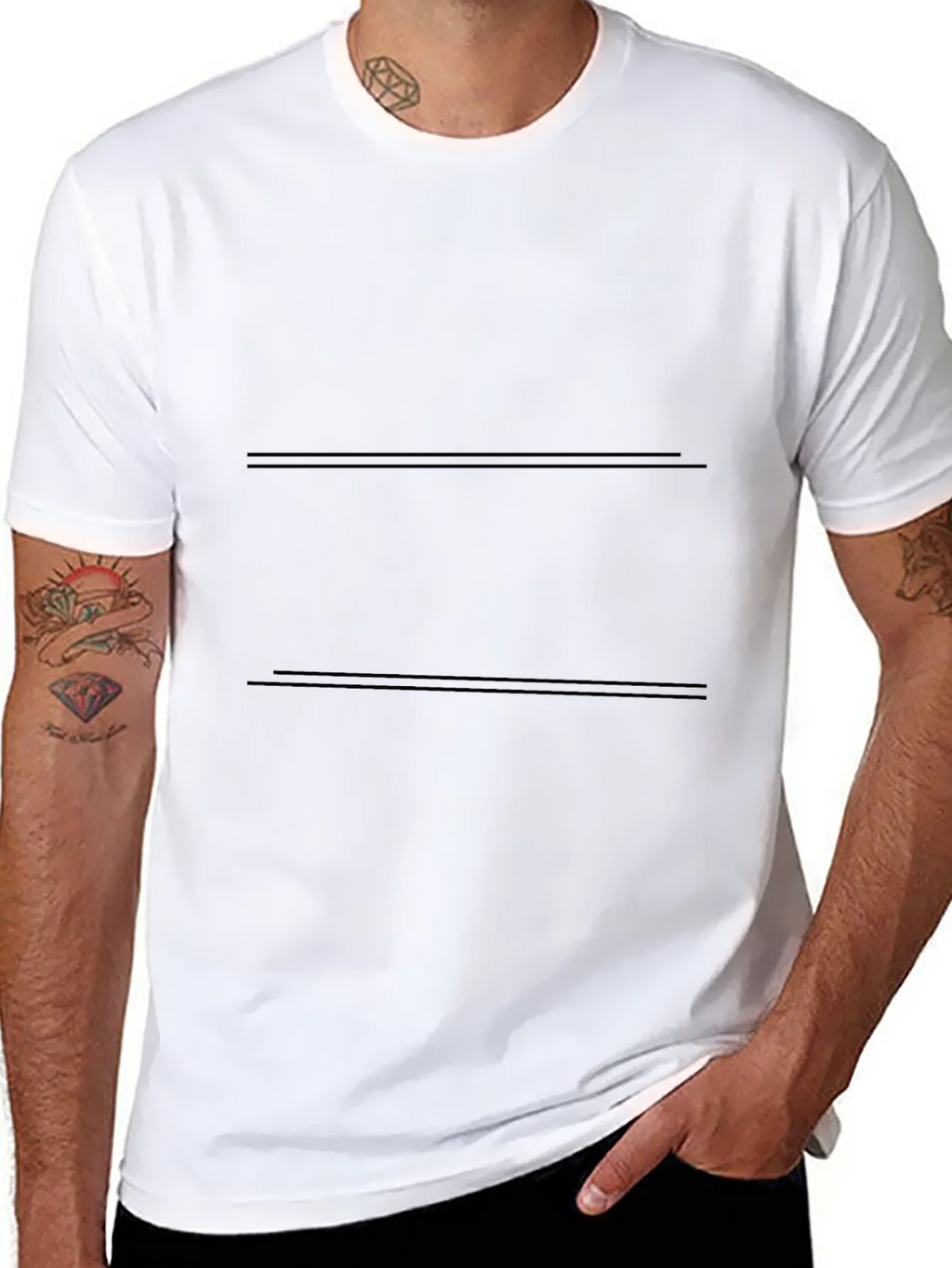 Plain Black Short Sleeve T-Shirt product image 7