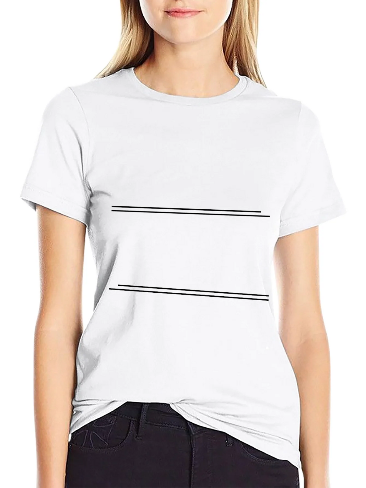 Plain Black Short Sleeve T-Shirt product image 8