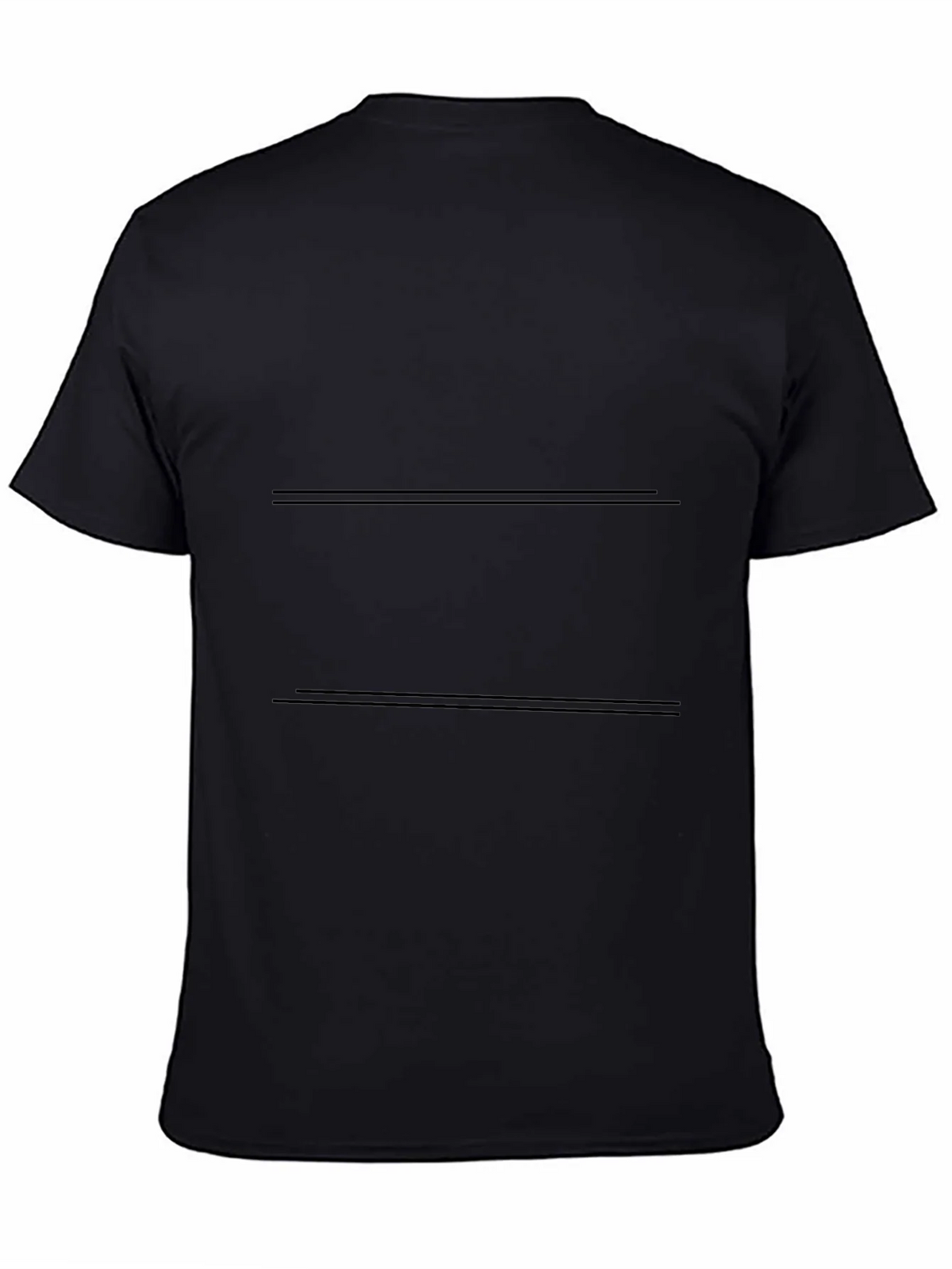 Plain Black Short Sleeve T-Shirt product image 4