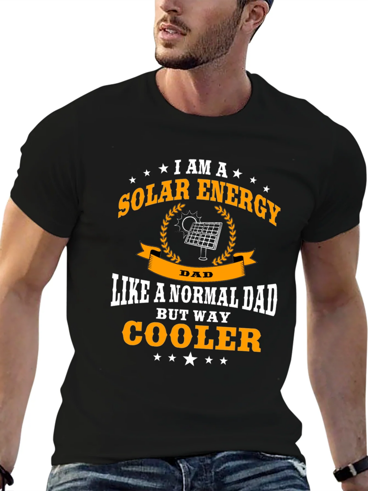 Solar Energy Dad T-Shirt - Cooler Than Normal! product image 6