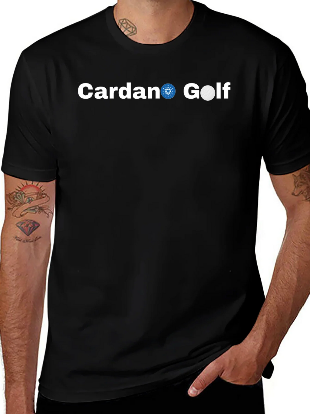Cardano Golf Black T-Shirt product image 1